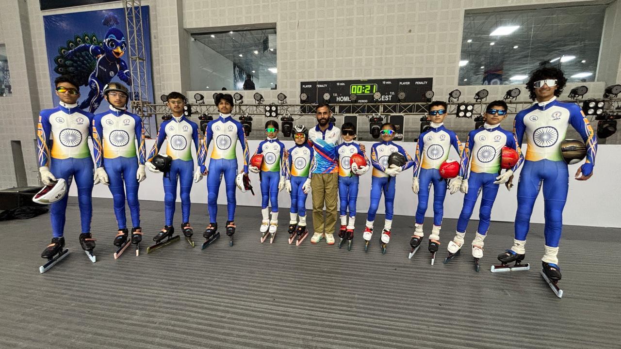 एशियन ओपन शॉर्ट ट्रैक स्पीड स्केटिंग ट्रॉफी-2026 में समर्थ अत्री का शानदार प्रदर्शन